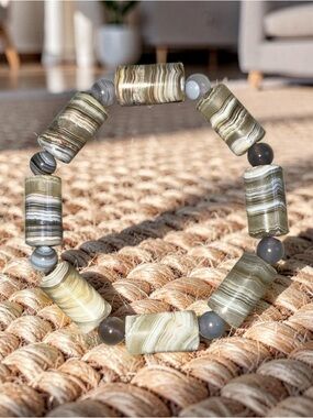 18x22mm Stunning 🤩 Crazy Lace Agate Bracelet 💜